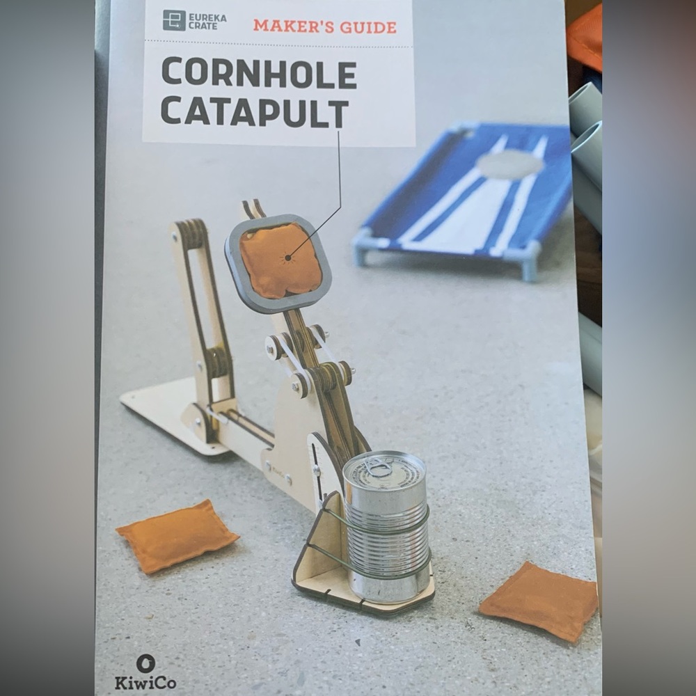Kiwi Co corn hole Catapult